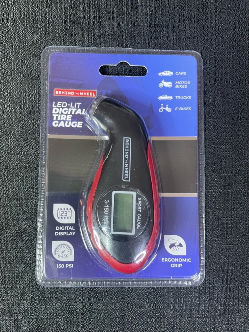 Digital Tire Gauge LED-LIT 3-150 PSI  Pressure Ck Vehicle Car Truck SUV NEW NIP